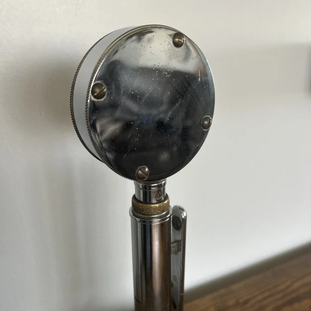 Vintage Astatic Lollipop D-104 Microphone with Cord - T-UG8 Stand Untested